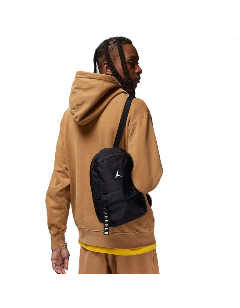 Jordan Jam Crinkle Mini Backpack- Black