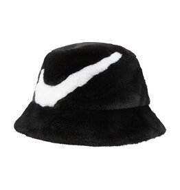 Nike Caps U Nk Apex Bucket Faux Fur Swsh- Black/White