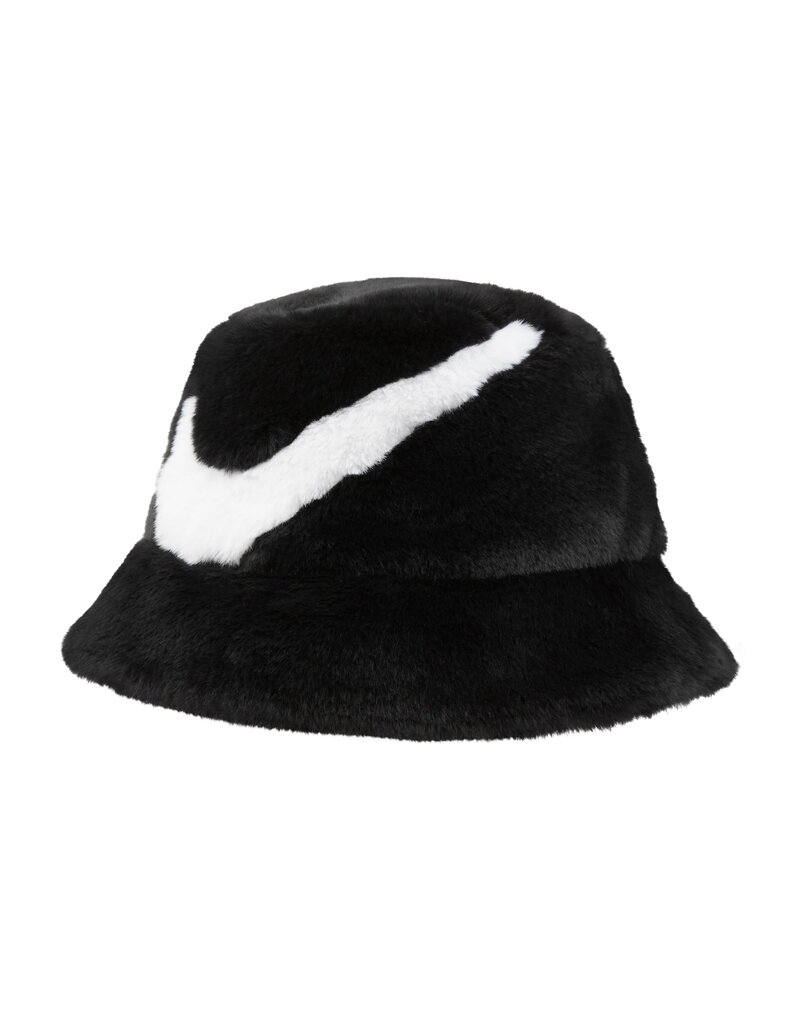 Nike U Nk Apex Bucket Faux Fur Swsh- Black/White