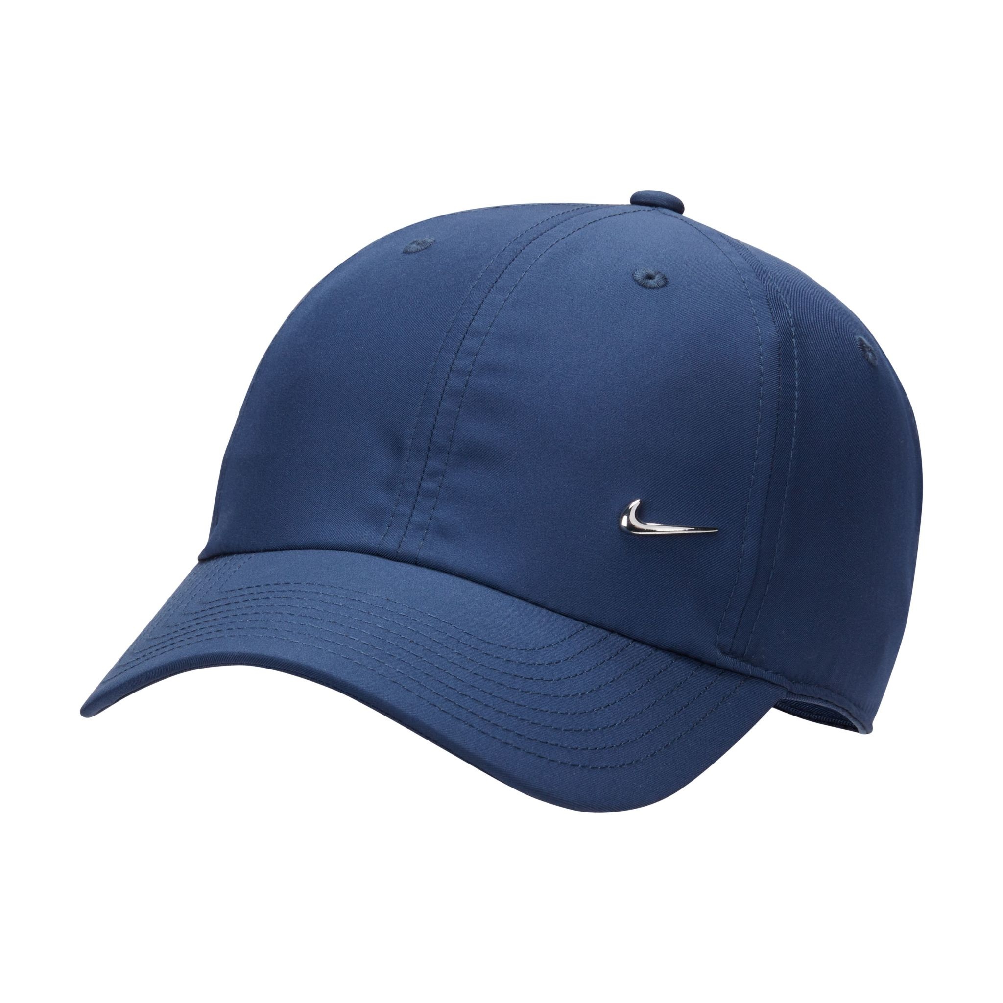Nike U Nk Df Club Cap U Cb Mtswsh L-Midnight Navy/(M Silv)