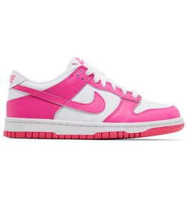 Nike Nike Dunk Low Gs- Laser Fuchsia Pink/White
