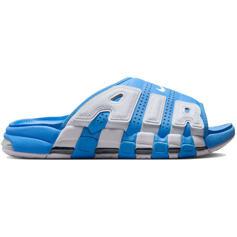 Nike Air More Uptempo Slide-Blue/White
