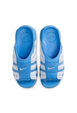 Nike Air More Uptempo Slide-Blue/White Nike Air More Uptempo Slide-Blue/White