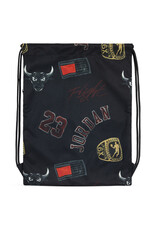 Jordan Jan Jersey Gym Sack- Black/Red/White Jordan Jan Jersey Gym Sack- Black/Red/White