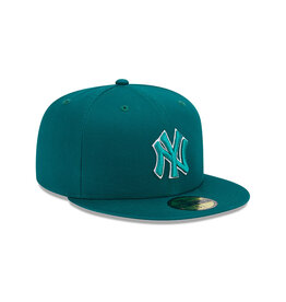 New Era Team Outline 59Fifty Neyyan  - Teal Green