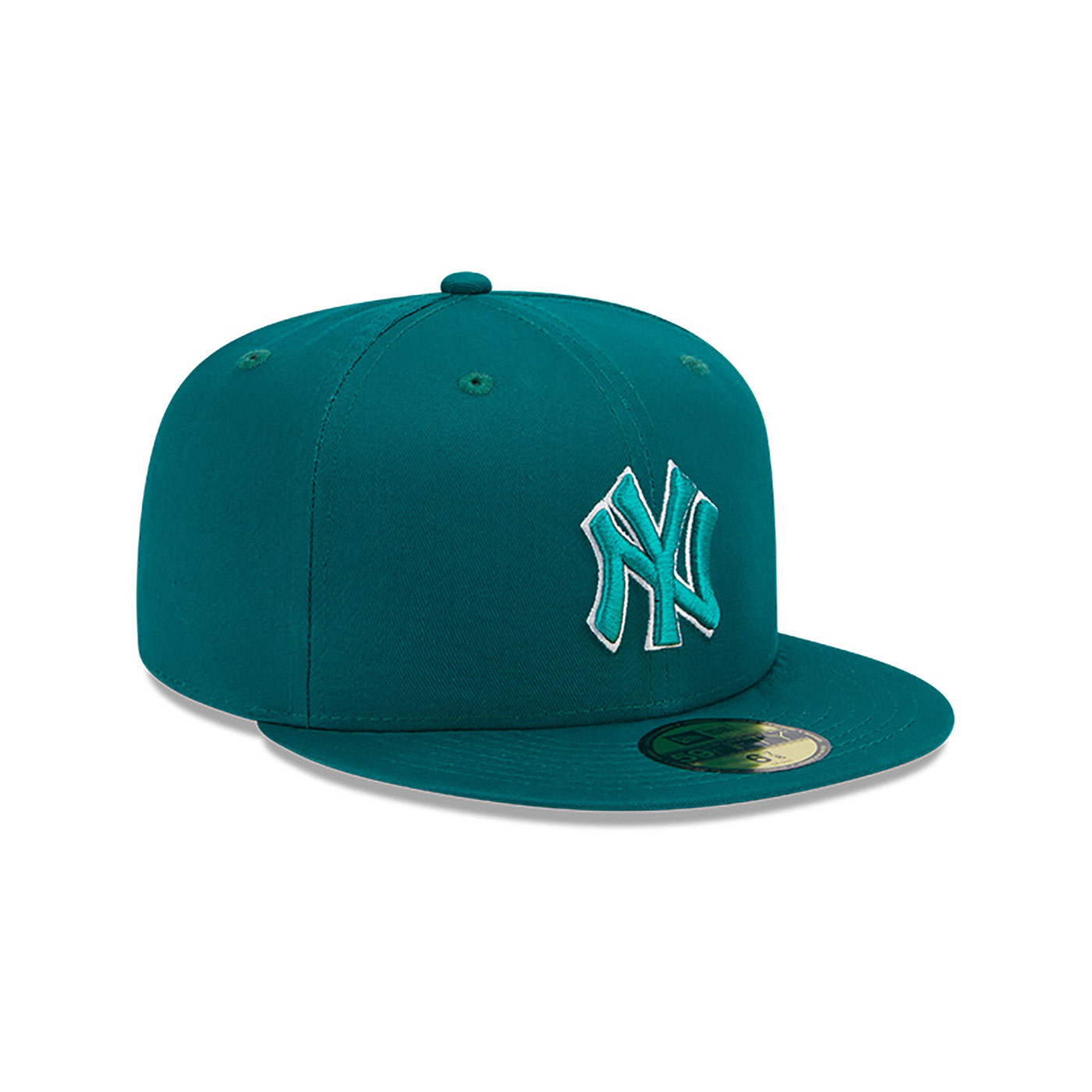 New Era Team Outline 59Fifty Neyyan  - Teal Green
