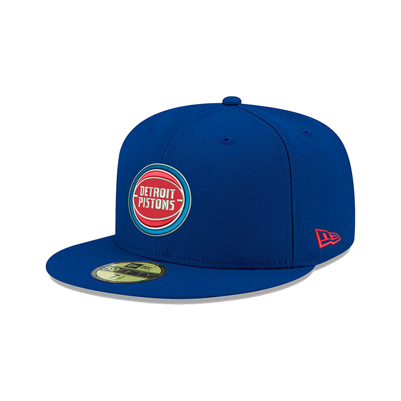 New Era 9Fifty Detroit Pistons Basic Snap- Blue/Red