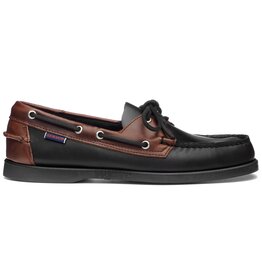 Sebago Dockside Portland- Black/Brown