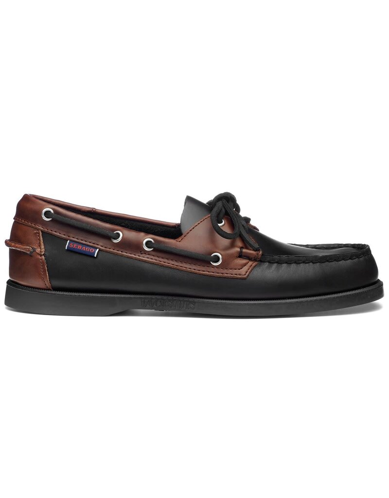 Sebago Dockside Portland- Black/Brown