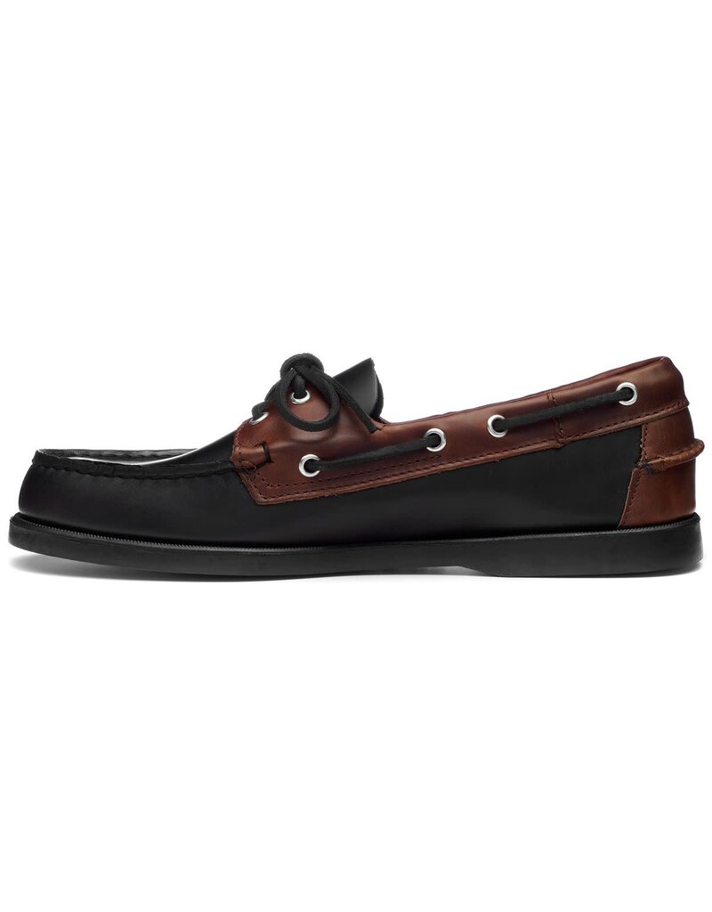 Sebago Dockside Portland- Black/Brown