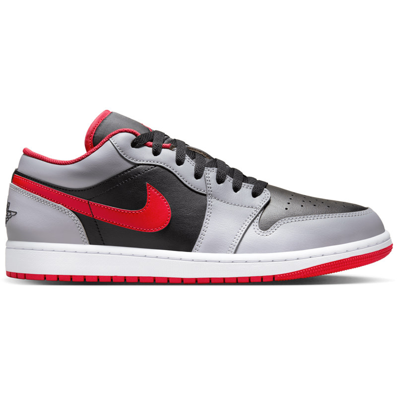Jordan Air Jordan 1 Low Reverse Bred- Grey/Red