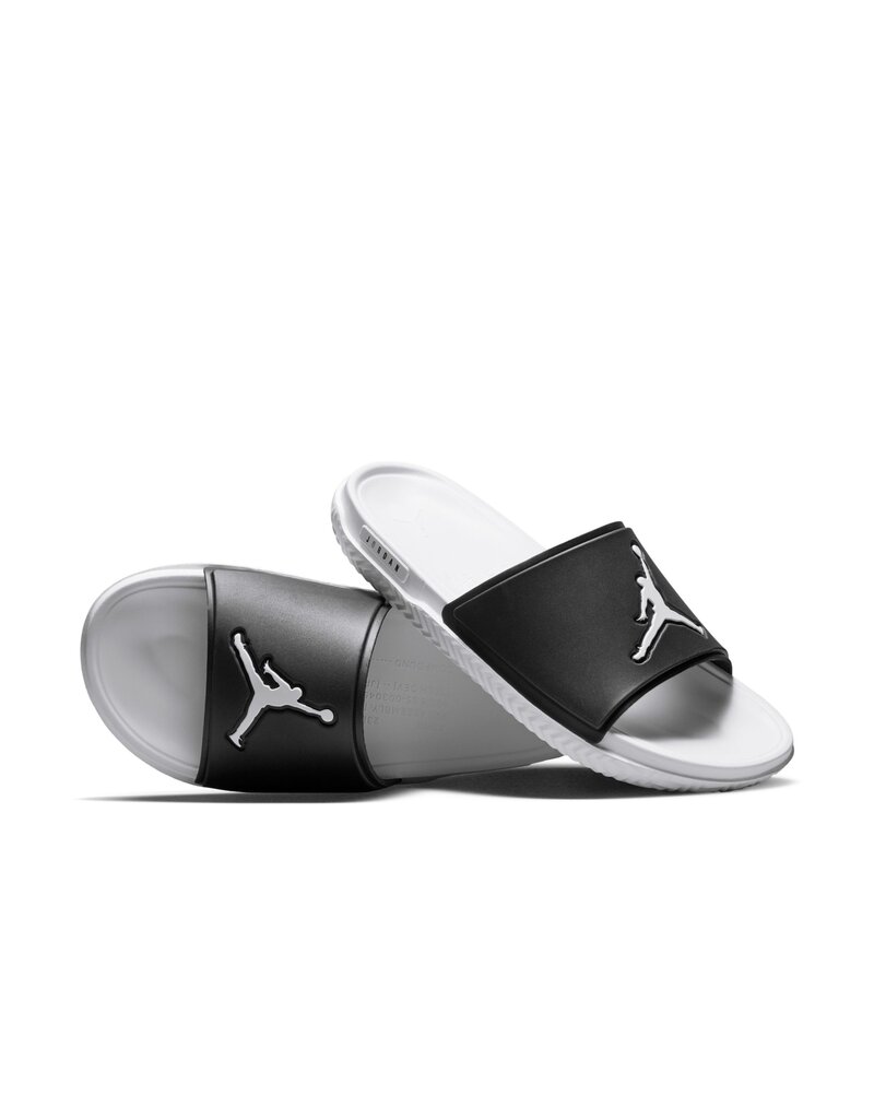 Jordan Slides Jordan Jumpman Slide- Black/White-White