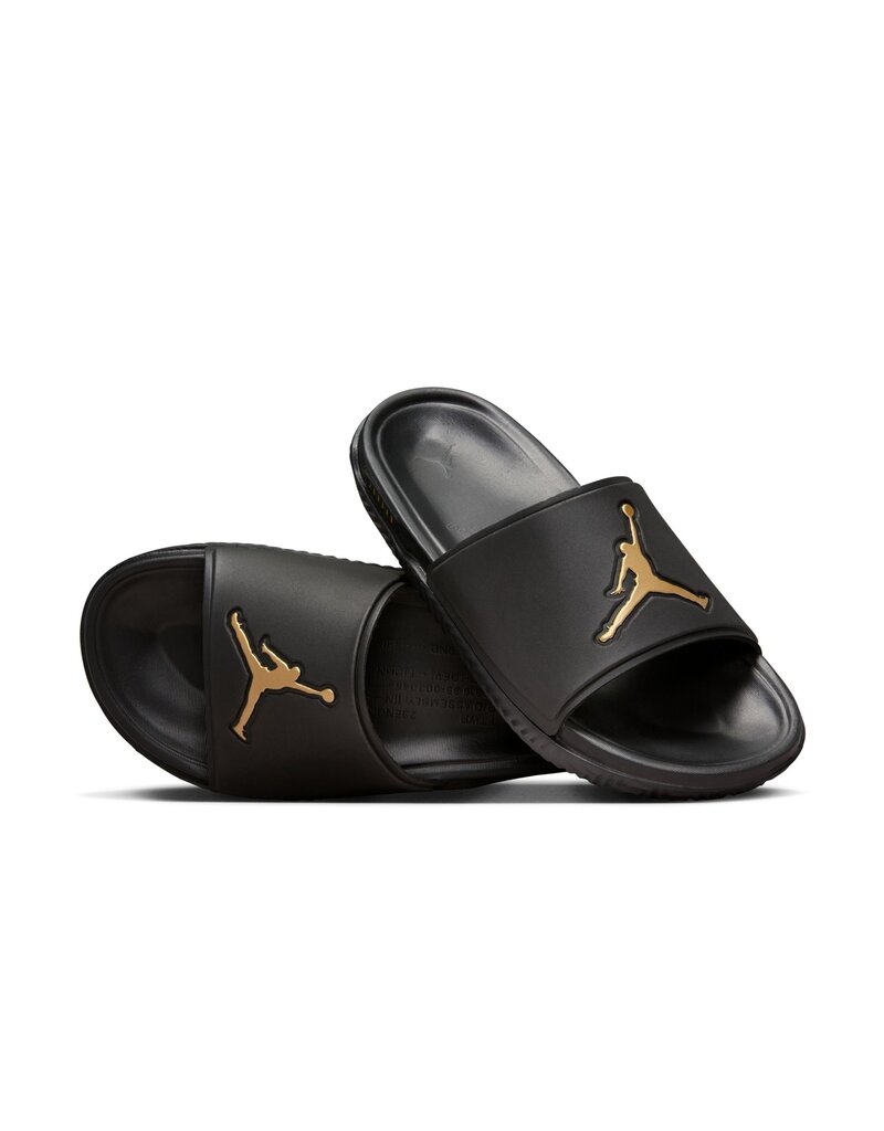 Jordan Slides Jordan Jumpman Slide- Black/Mtlc Gold