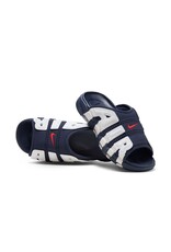 Nike Slides Air More Uptempo Slide- Midnight Navy/Unv Rd/White
