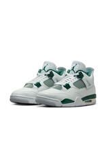 Jordan Air Jordan 4 Retro Rmstd- White/Green/White/Ntrl Gry