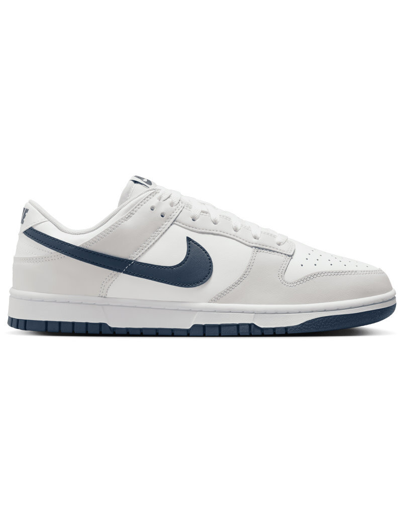 Nike Nike Dunk Low Retro- White/Navy/Grey