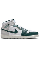 Jordan Air Jordan 1 Mid Se- White/Oxdzd Green-Sl/Ntrl Gry