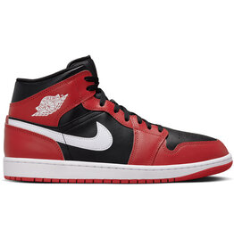 Jordan Air Jordan 1 Mid- Black/White/Gym Red