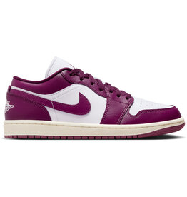 Jordan Wmns Air Jordan 1 Low- White/Bordeaux-Sail