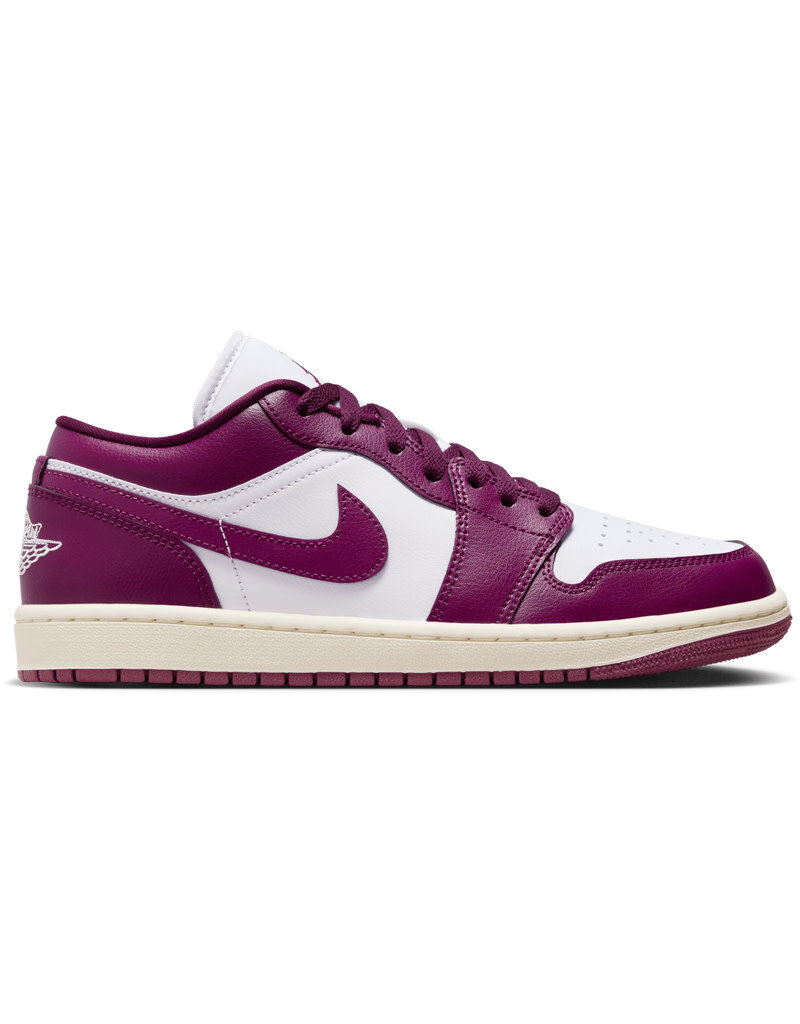 Wmns Air Jordan 1 Low White Bordeaux Sail Sports Gallery