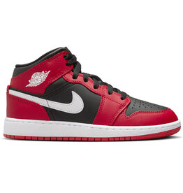 Jordan Air Jordan 1 Mid Bg- Black/White-Gym Red