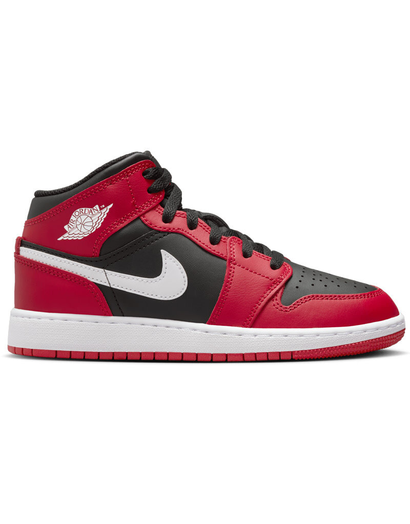 Jordan Air Jordan 1 Mid Bg- Black/White-Gym Red