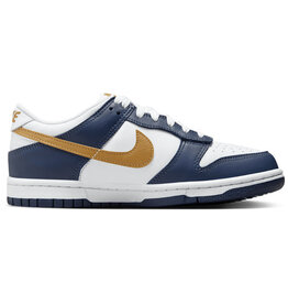 Nike Nike Dunk Low Bg- White/Wheat-Midnight Navy