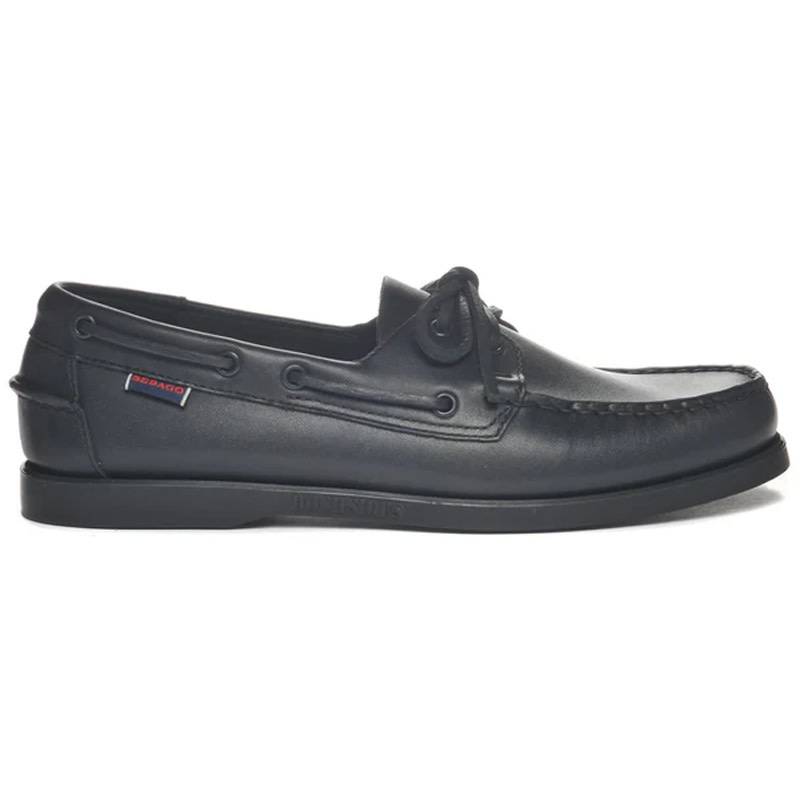 Sebago Docksides Portland- All Black