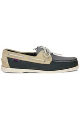 Sebago Portland Spinnaker Nubuck- Blue/Navy/Off White Sebago Portland Spinnaker Nubuck- Blue/Navy/Off White