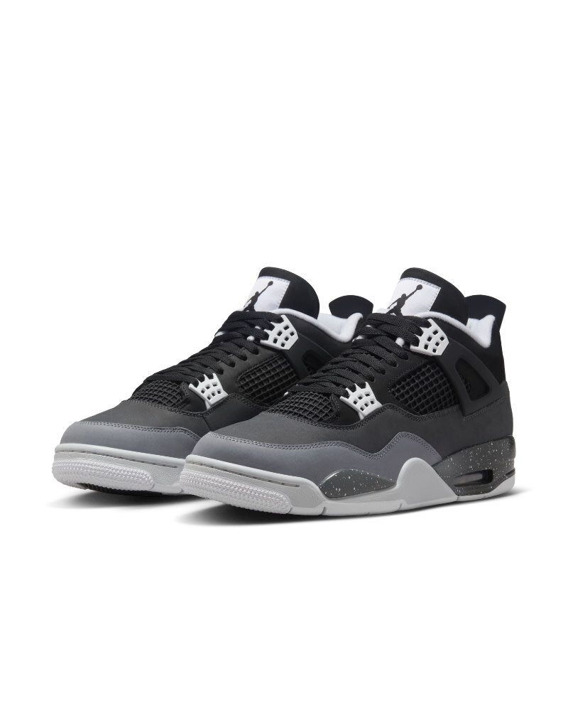 Jordan Air Jordan 4 Retro Rmstd 'Fear'- Black/Grey