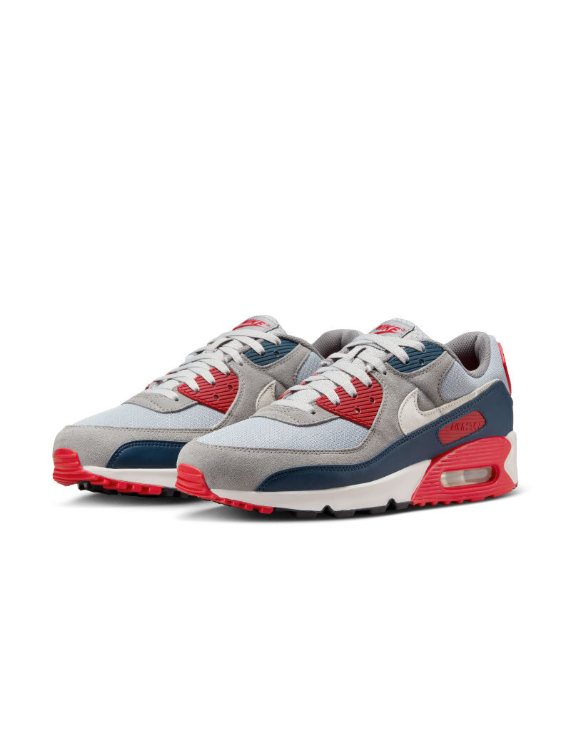 Nike Air Max 90- Lt Smk Gry/Phntm-Armry Nvy-Fr