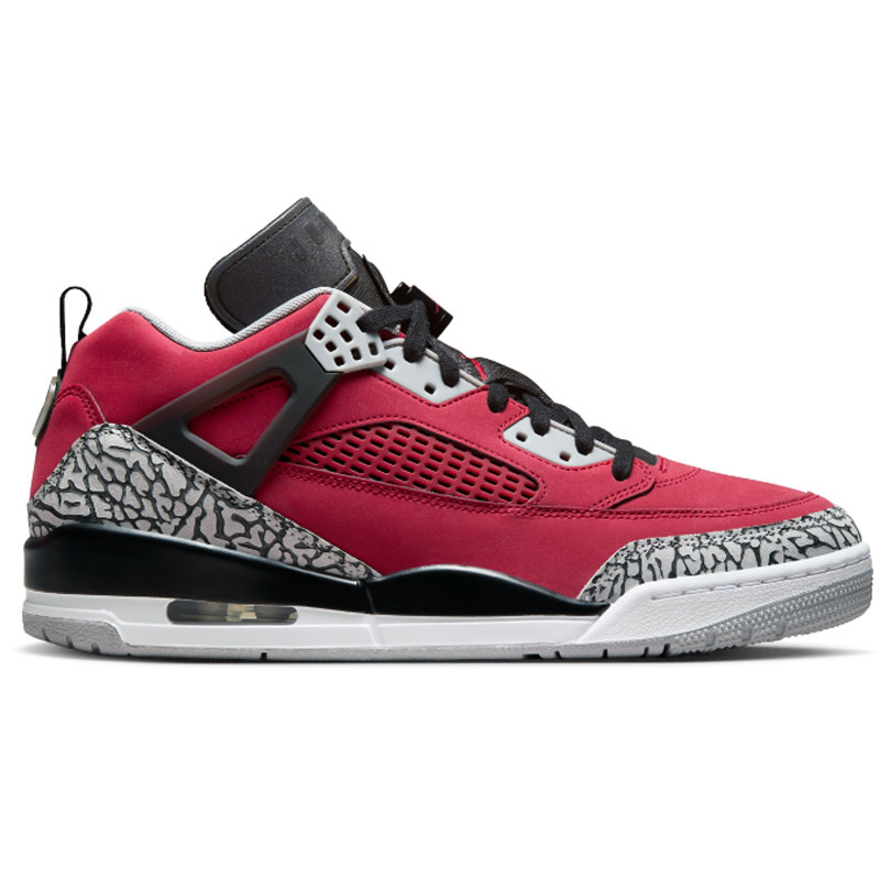 Jordan Jordan Spizike Low- Gym Red/Black-Wolf Grey-Cl Gry