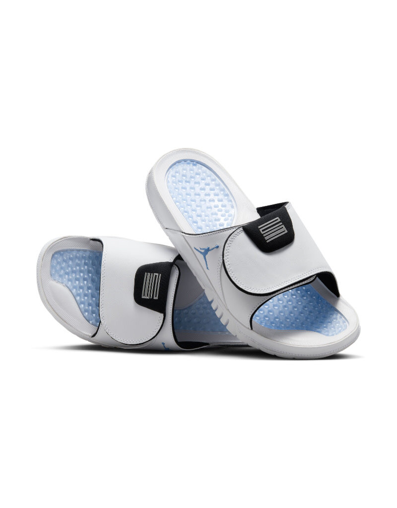 Jordan Slides Jordan Hydro Xi Retro Slide- White/Legend Blue-Black