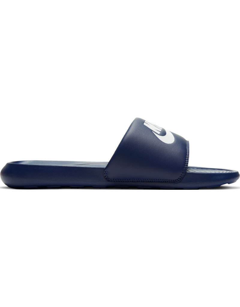Nike Slides Victori One Slide- Midnight Navy/White