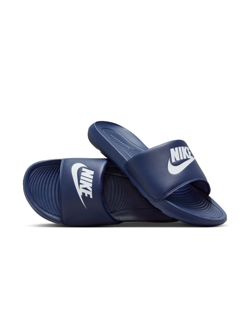 Nike Victori One Slide- Midnight Navy/White