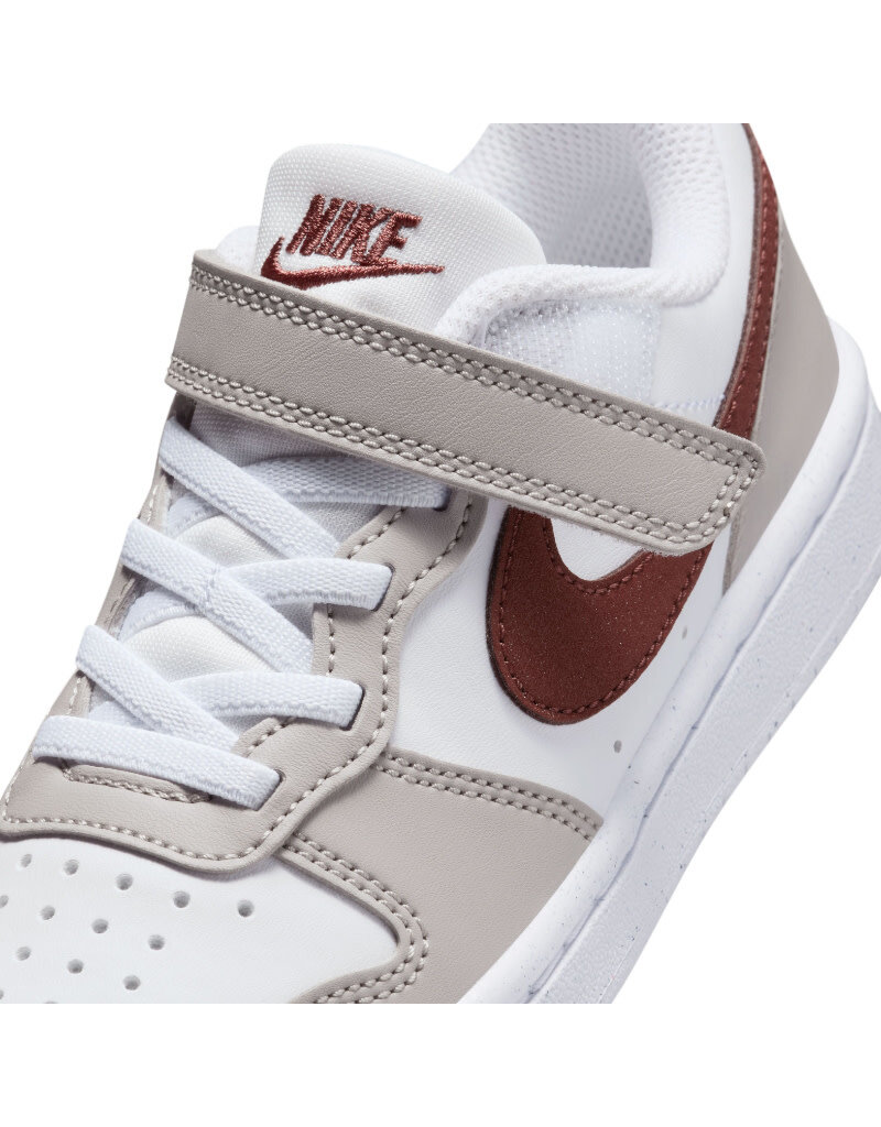 Nike K Court Borough Recraft Hf Bpv- White/Dark Pony-Lt Irn Ore-Wht