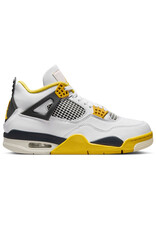 Jordan Wmns Air Jordan 4 Retro- White/Yellow/Black Jordan Wmns Air Jordan 4 Retro- White/Yellow/Black