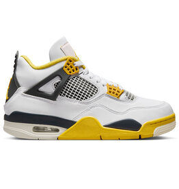 Jordan Wmns Air Jordan 4 Retro- White/Yellow/Black