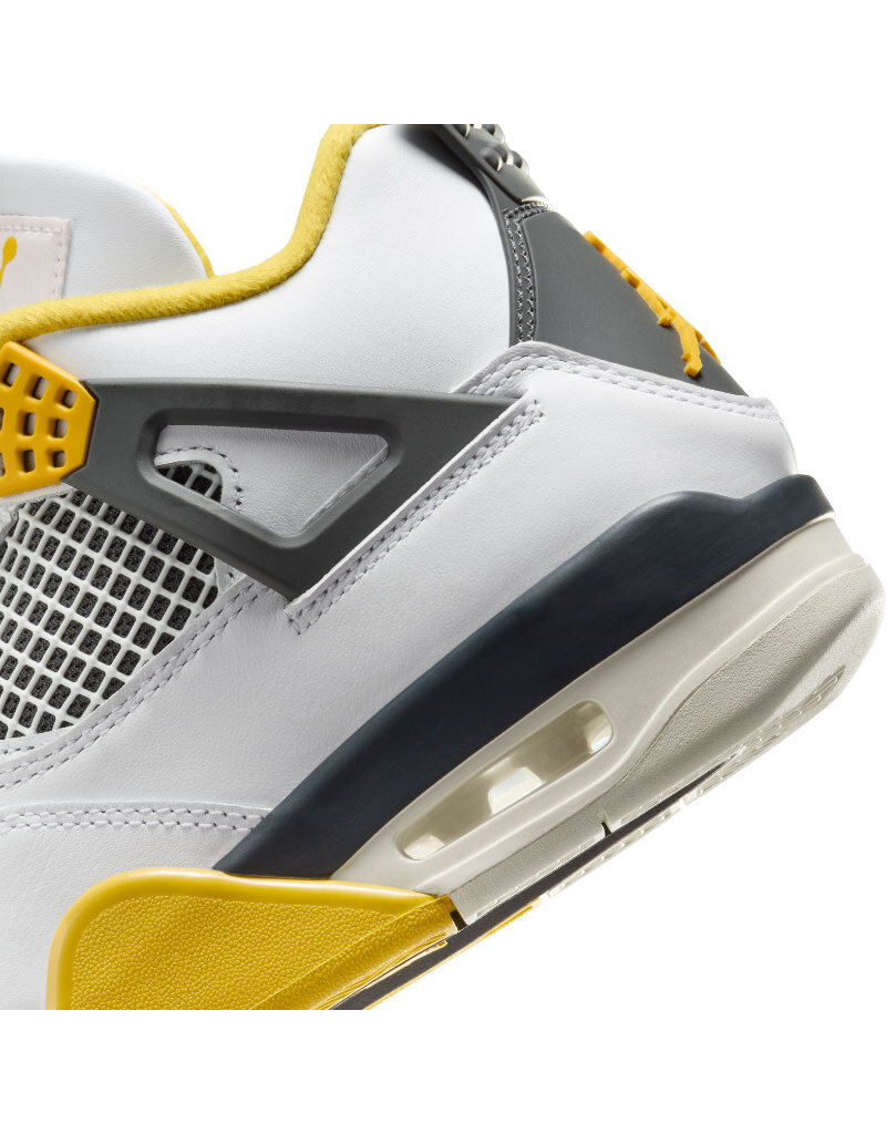 Jordan Wmns Air Jordan 4 Retro- White/Yellow/Black