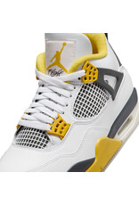 Jordan Wmns Air Jordan 4 Retro- White/Yellow/Black Jordan Wmns Air Jordan 4 Retro- White/Yellow/Black