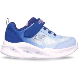 Skechers K Skechers Sola Glow Ombre De - Navy/Lt Blue