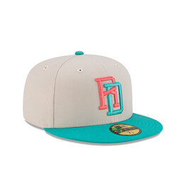 New Era 5950 Fedred 2T Stone Teal Alt 2