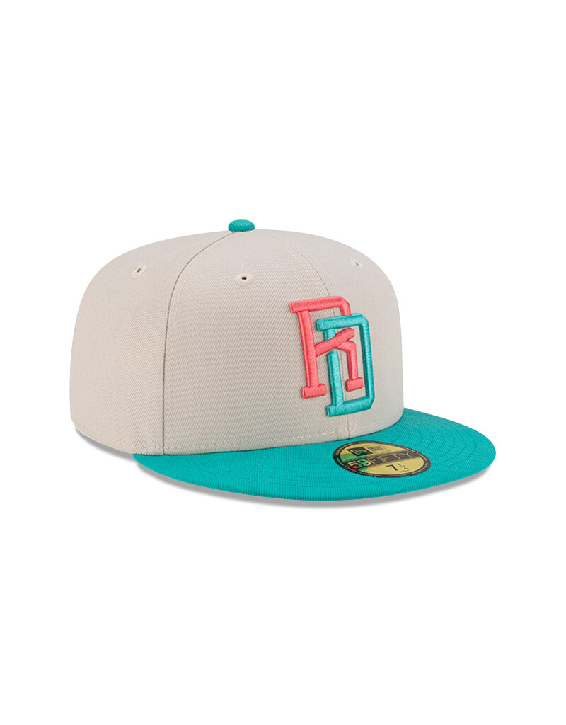 New Era 5950 Fedred 2T Stone Teal Alt 2