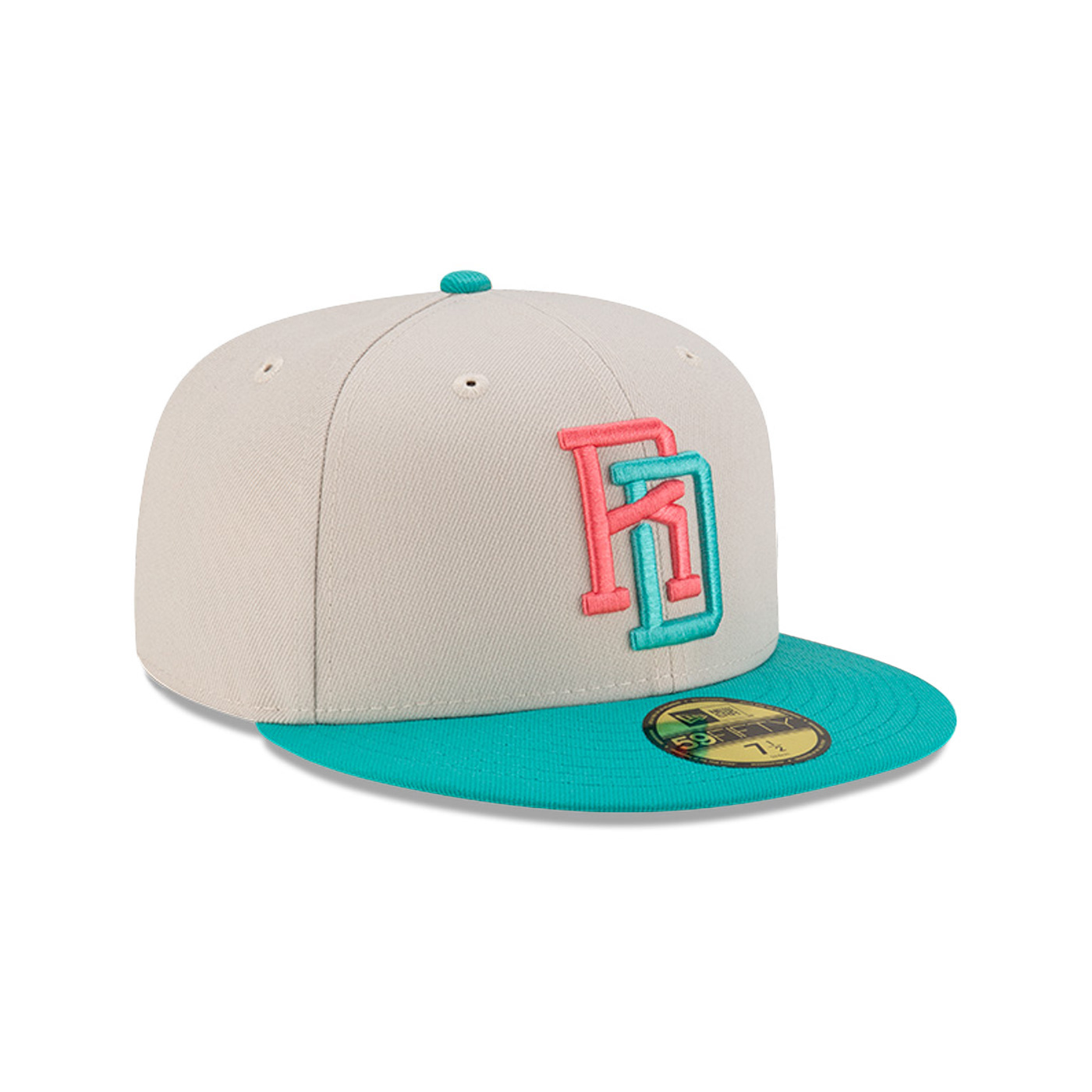New Era 5950 Fedred 2T Stone Teal Alt 2