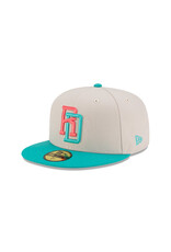 New Era 5950 Fedred 2T Stone Teal Alt 2