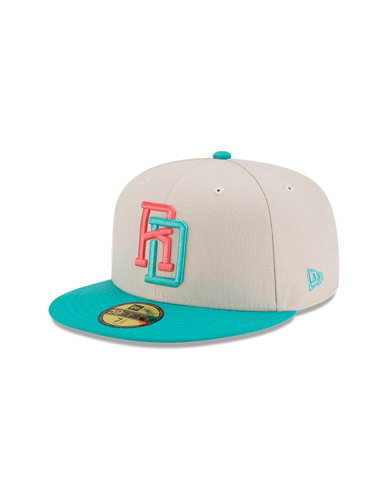 New Era 5950 Fedred 2T Stone Teal Alt 2