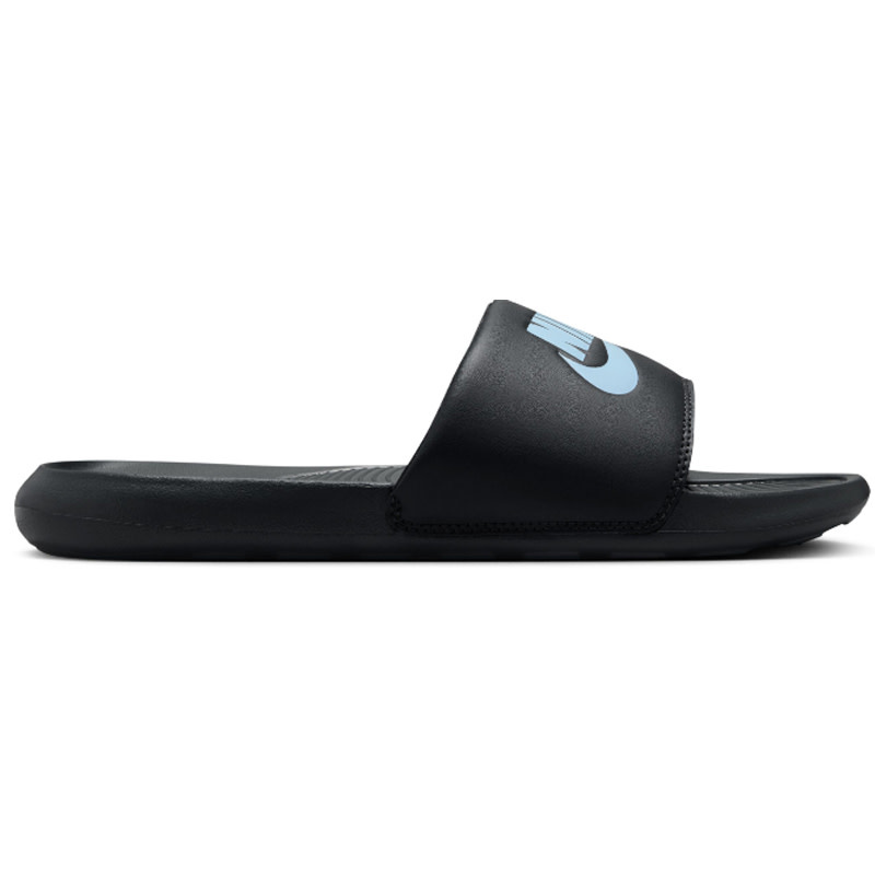 Nike Nike Victori One Slide- Black/Light Armoryblue