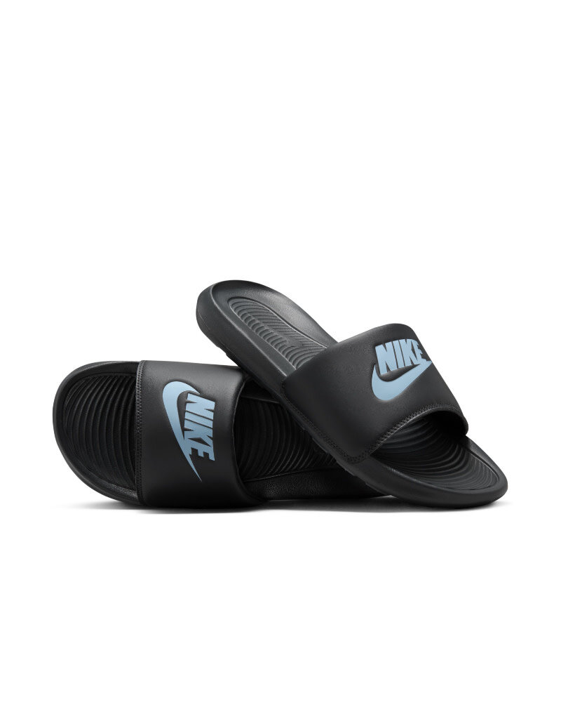 Nike Nike Victori One Slide- Black/Light Armoryblue