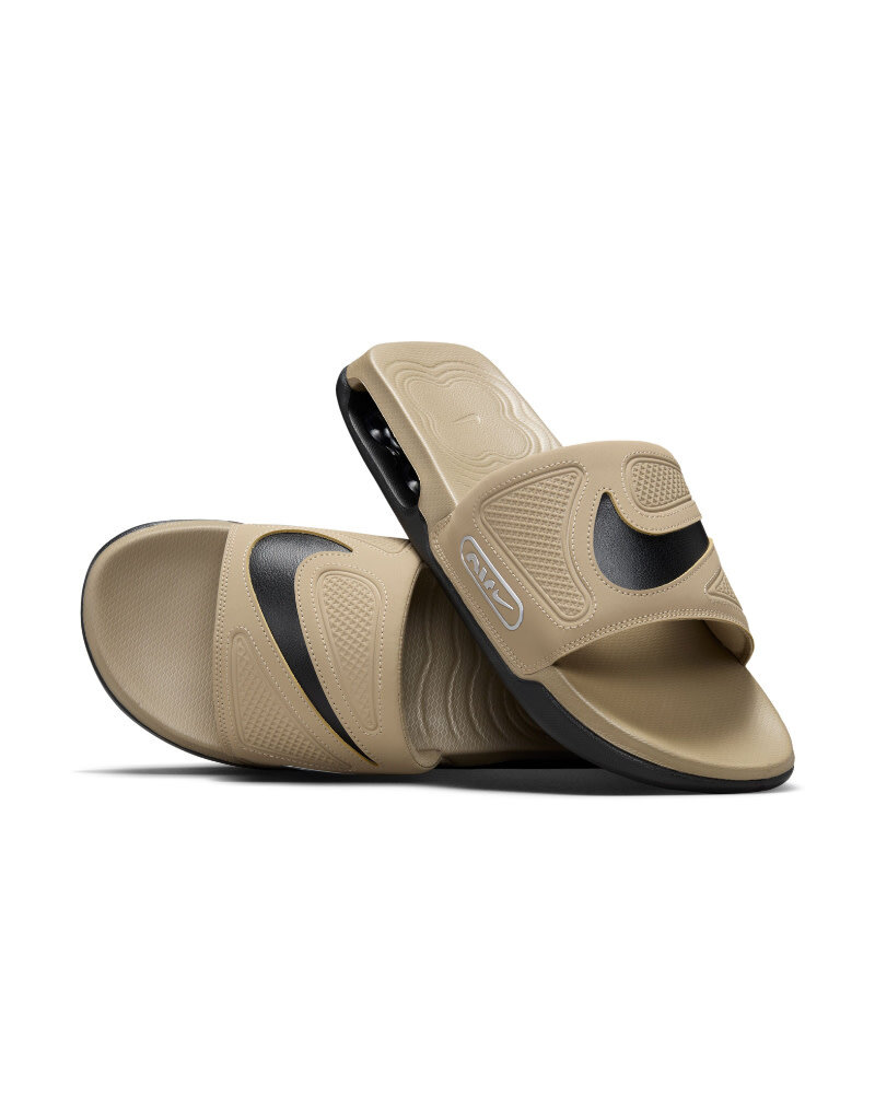 Nike Nike Air Max Cirro Slide- Khaki/Black-Mtlc Silver
