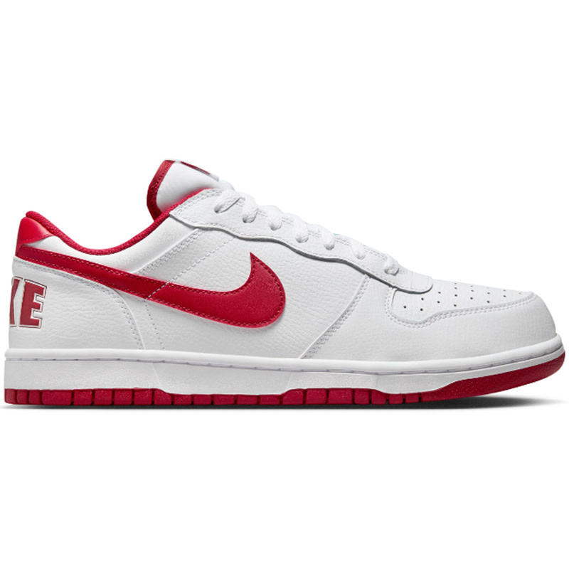 Nike Big Nike Low- White/Gym Red